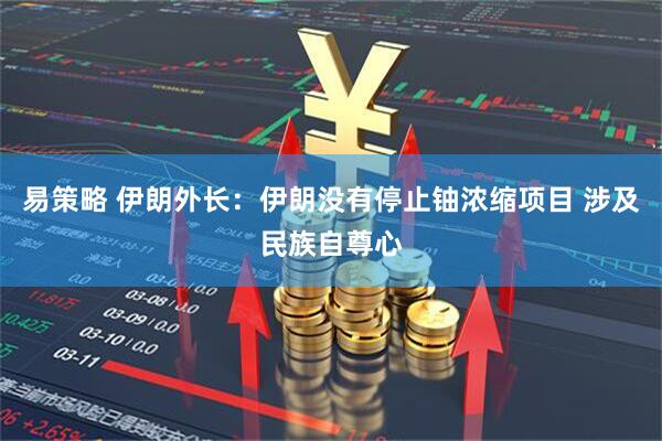 易策略 伊朗外长：伊朗没有停止铀浓缩项目 涉及民族自尊心